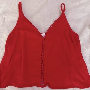 H&M red tank top